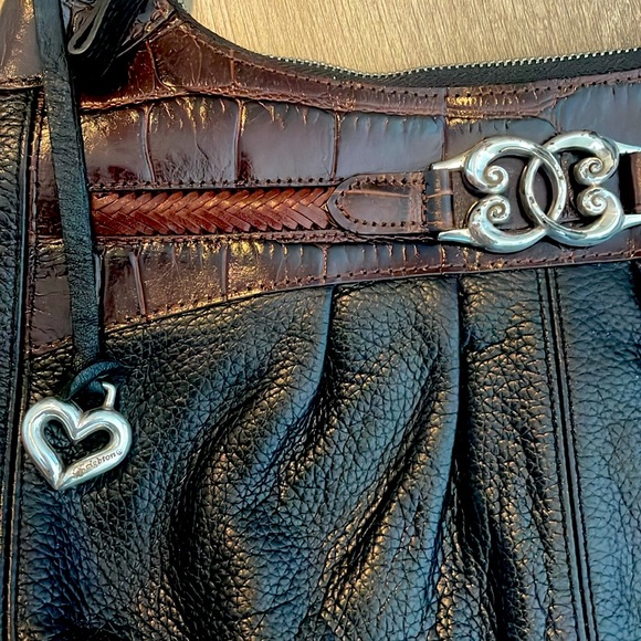 Brighton Black Leather Balboa Purse - Picture 2 of 10